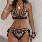 Bikini swimsuit with three-piece design