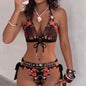 Bikini swimsuit with three-piece design