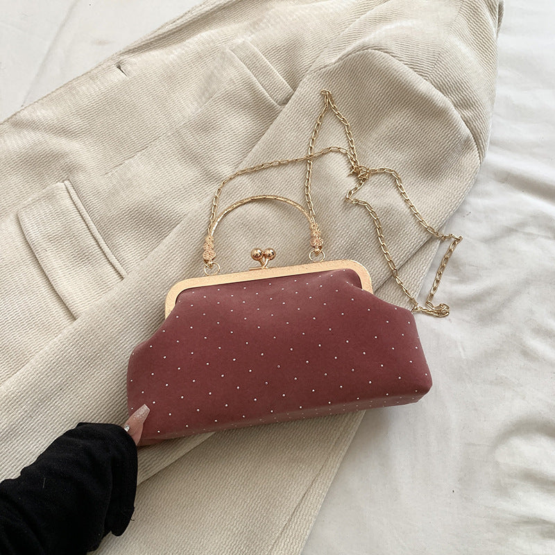 Fashion Shell Crossbody Bag with Chain Strap