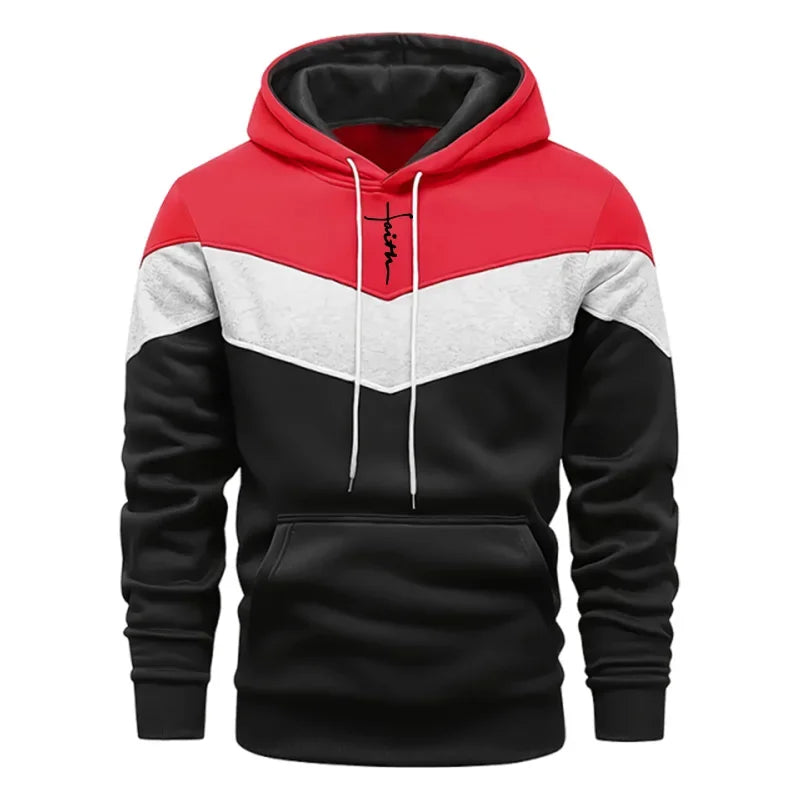 Comfort Casual Sports Autumn Winter Quality Hot Sale Men Tracksuit Fashion Hoodie Tricolor Single Sweatshirt and Pants Daily Man
