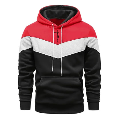 Comfort Casual Sports Autumn Winter Quality Hot Sale Men Tracksuit Fashion Hoodie Tricolor Single Sweatshirt and Pants Daily Man