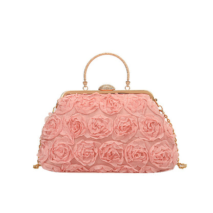 Chinese Style Floral Chain Shoulder Bag