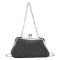 Rhinestone Mesh Evening Bag