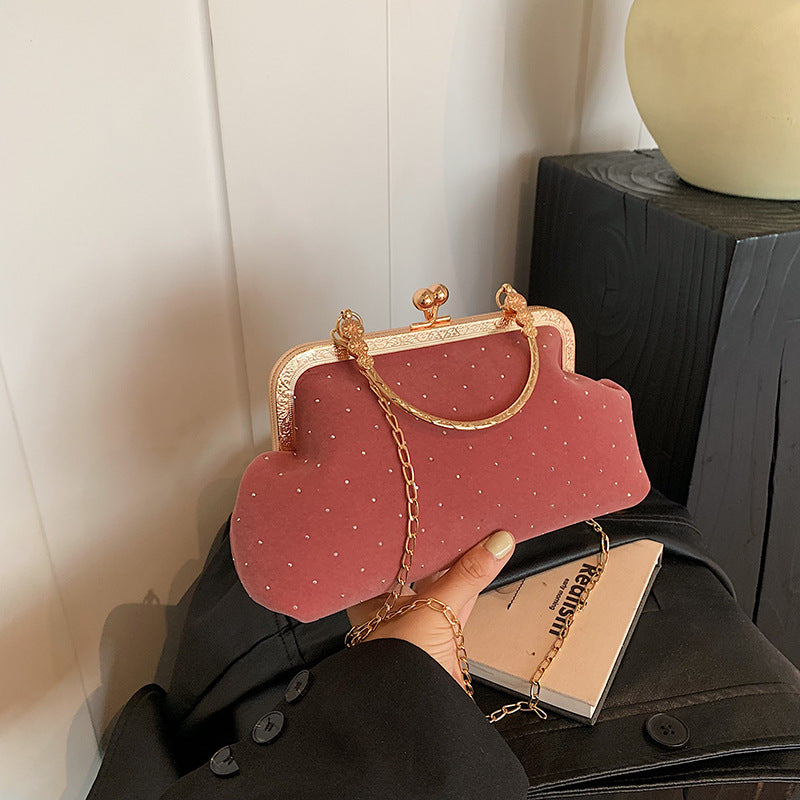 Fashion Shell Crossbody Bag with Chain Strap