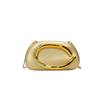 Fashion Oval Chain Evening Bag for Women