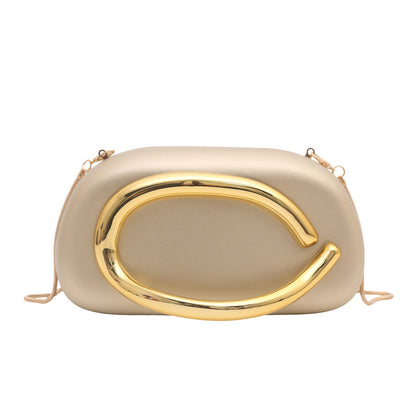 Fashion Oval Chain Evening Bag for Women