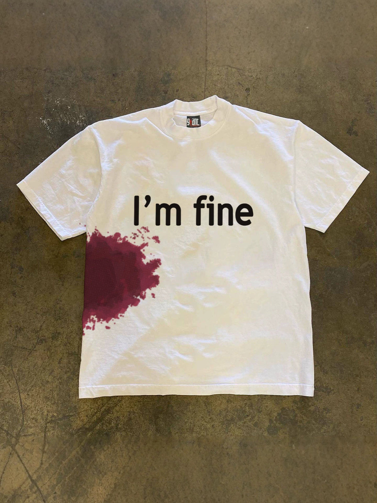 Heavyweight Oversized Cotton T-Shirt with Retro Print