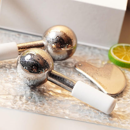 Stainless Steel Facial and Neck Massage Ice Roller