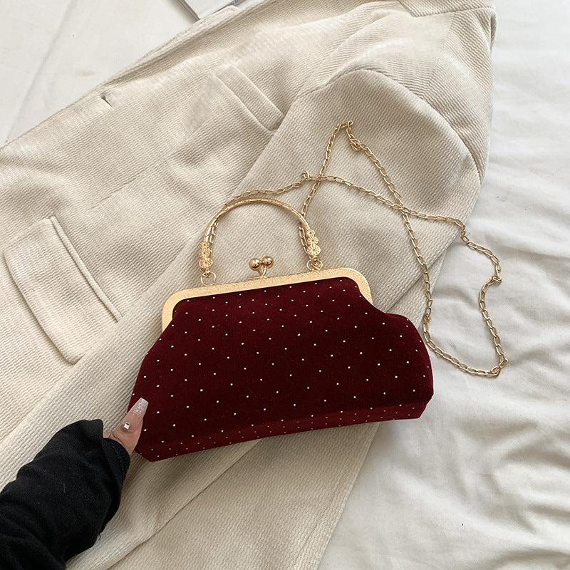 Fashion Shell Crossbody Bag with Chain Strap