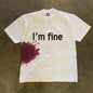 Heavyweight Oversized Cotton T-Shirt with Retro Print