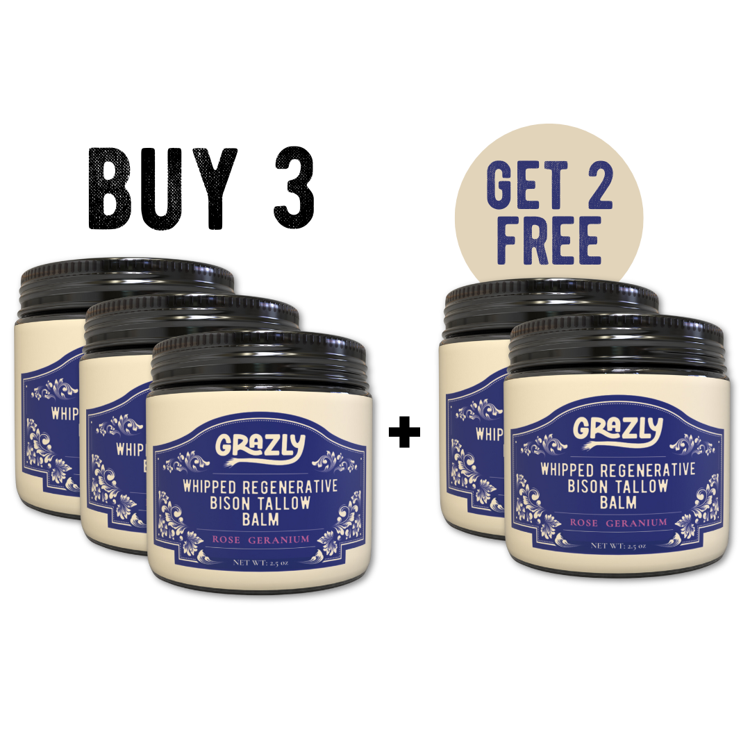 Whipped Bison Tallow & Manuka Honey Moisturizing Balm