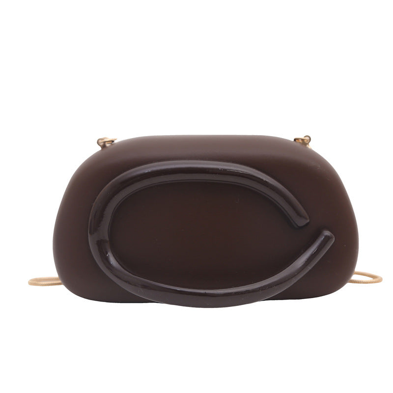 Fashion Oval Chain Evening Bag for Women