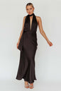 Sexy Halter Neck Backless Dress