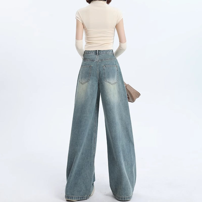Loose Wide-Leg Jeans for Women