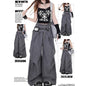 Women's Retro Fake Two-Piece Cargo Pants