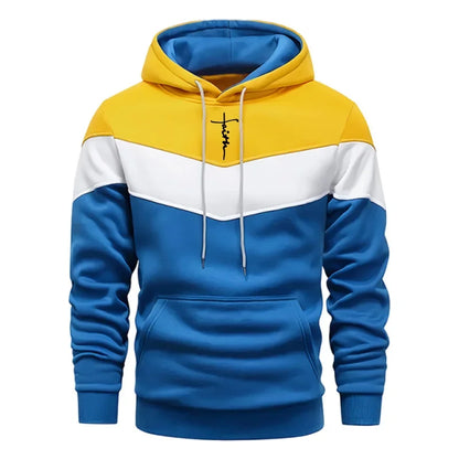 Comfort Casual Sports Autumn Winter Quality Hot Sale Men Tracksuit Fashion Hoodie Tricolor Single Sweatshirt and Pants Daily Man