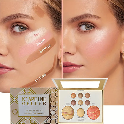 Multifunctional Makeup Palette with Eyeshadow Blush Highlighter
