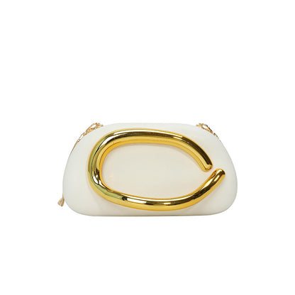Fashion Oval Chain Evening Bag for Women