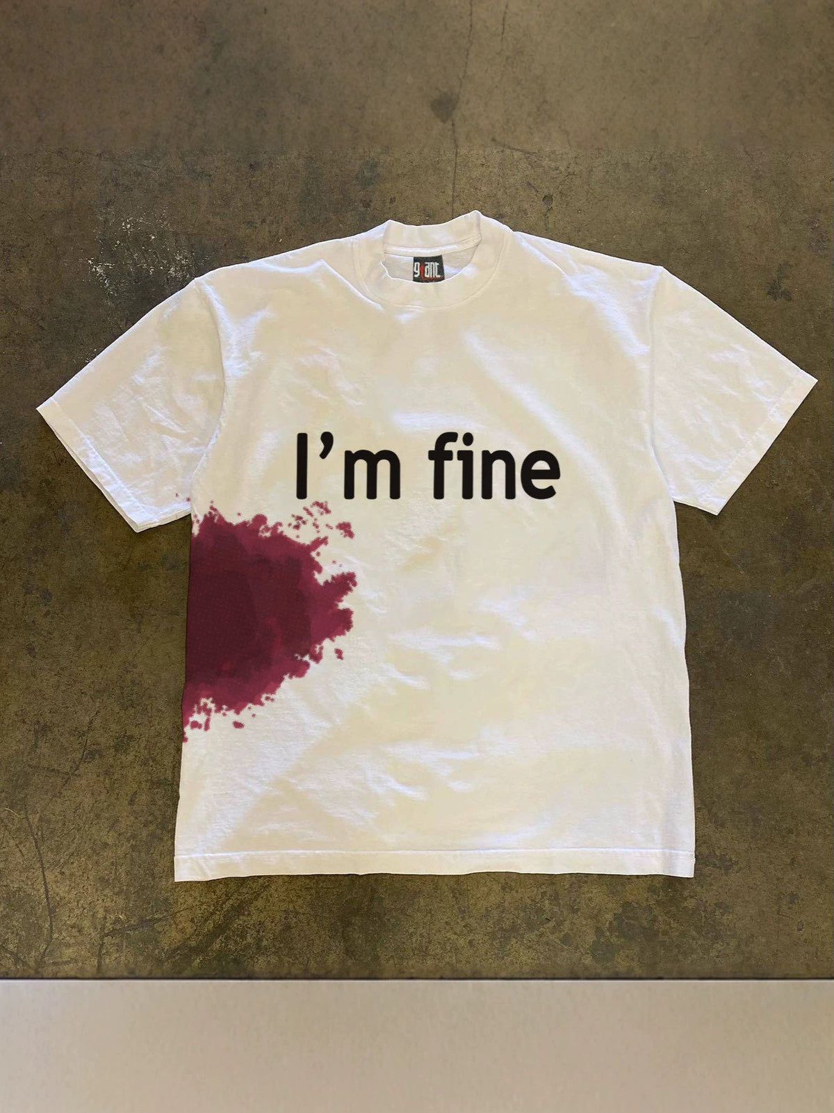 Heavyweight Oversized Cotton T-Shirt with Retro Print
