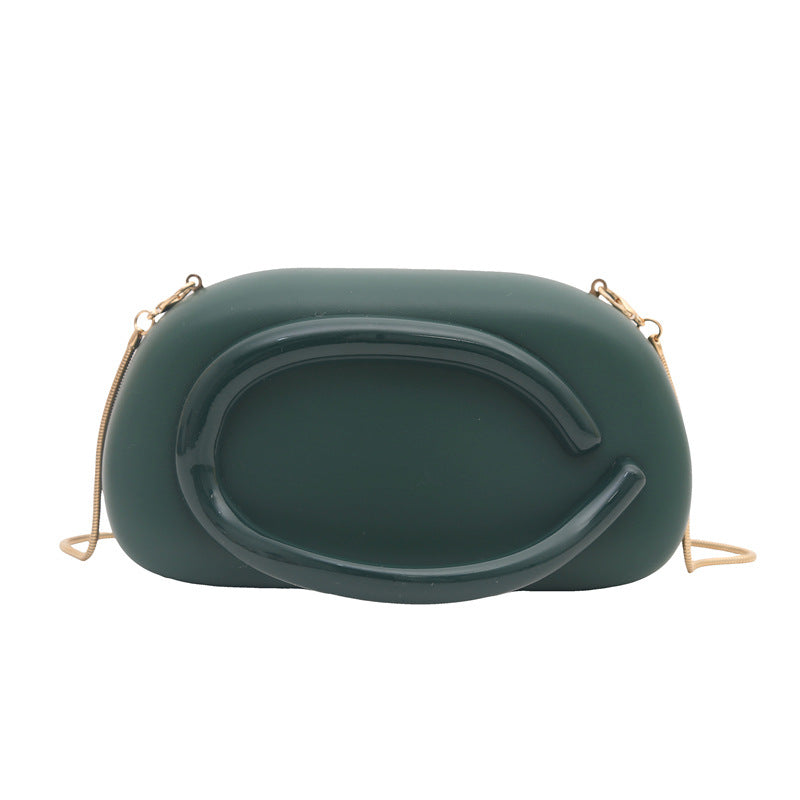 Fashion Oval Chain Evening Bag for Women