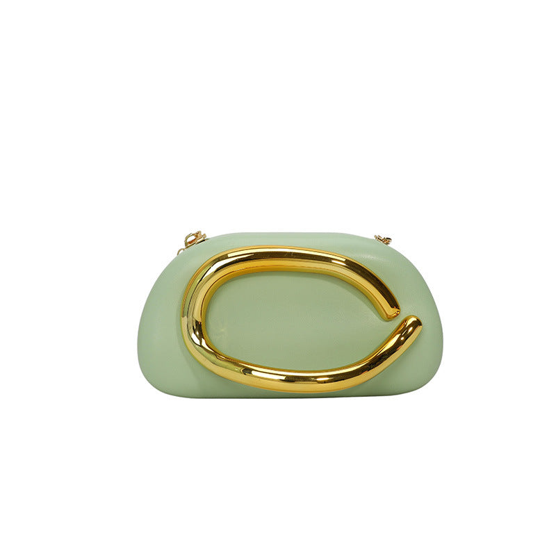 Fashion Oval Chain Evening Bag for Women