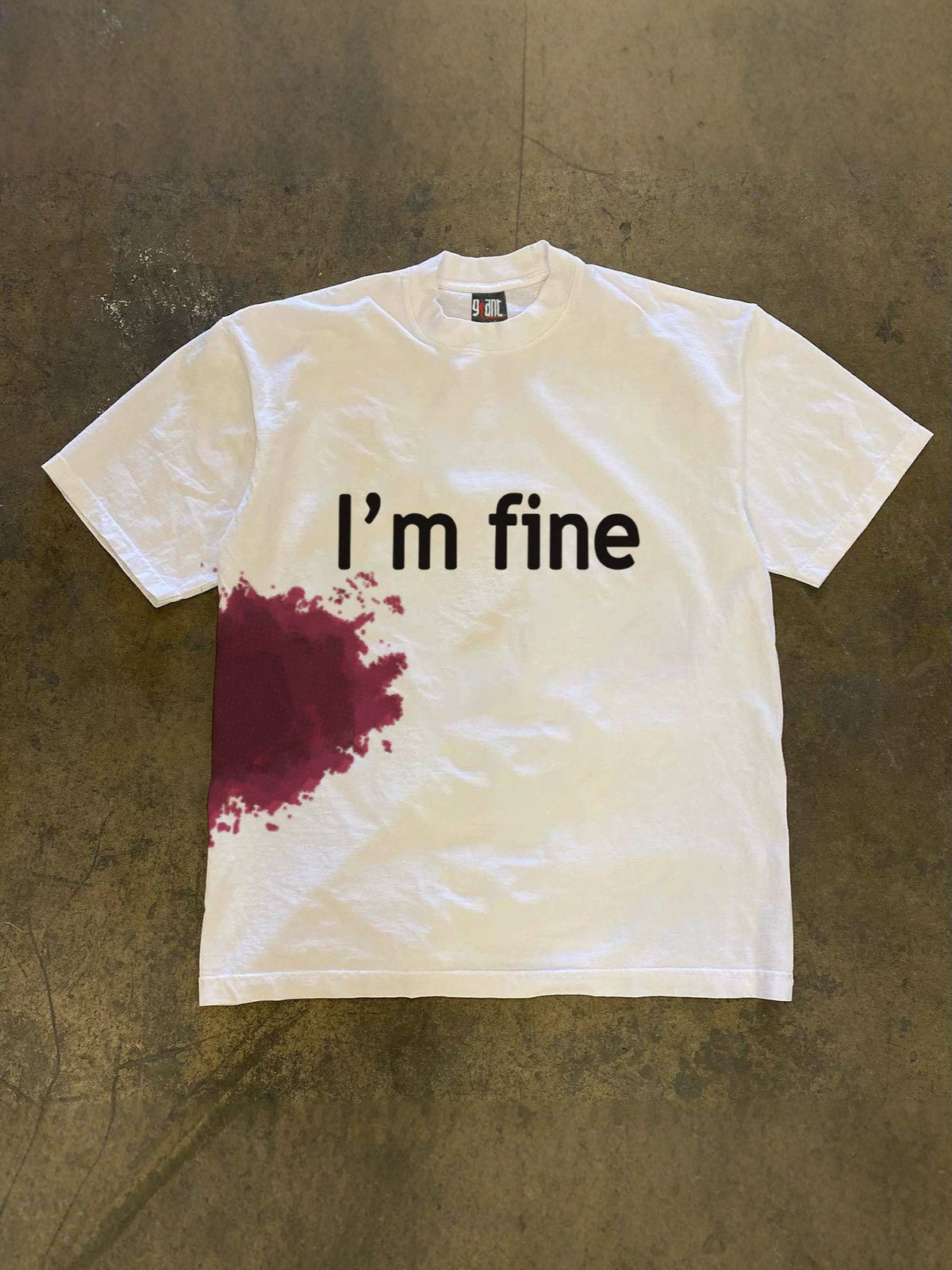 Heavyweight Oversized Cotton T-Shirt with Retro Print
