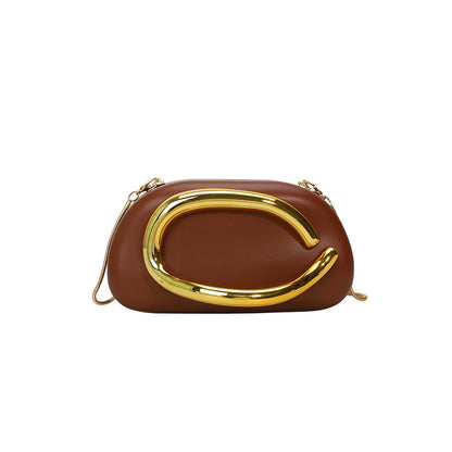 Fashion Oval Chain Evening Bag for Women