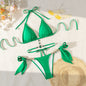 Crystal Diamond Backless Bikini Swimsuit