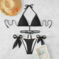 Crystal Diamond Backless Bikini Swimsuit
