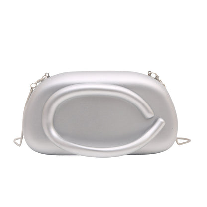 Fashion Oval Chain Evening Bag for Women