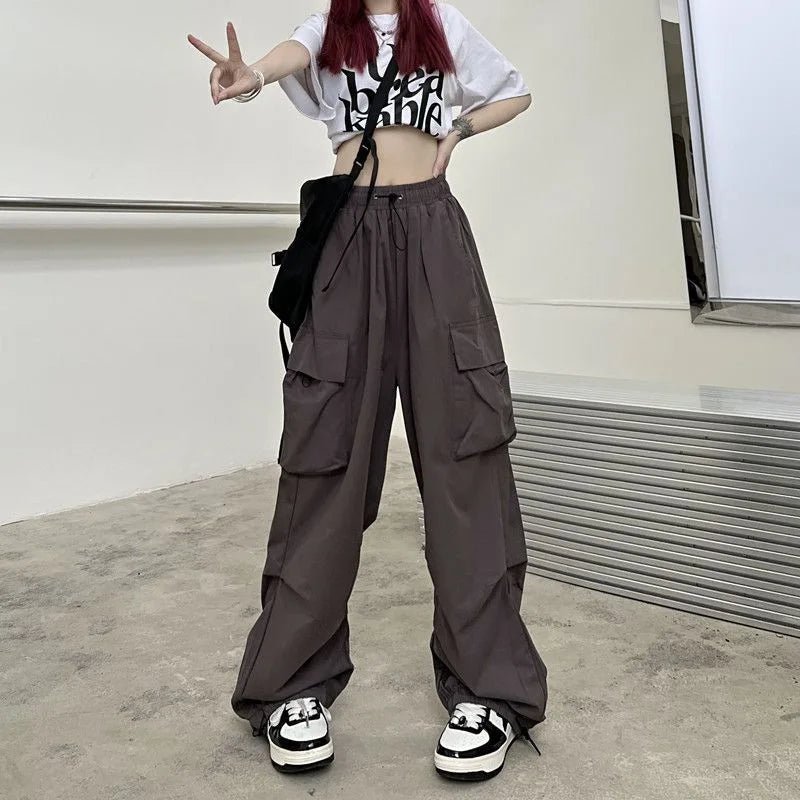 Y2K Cargo Pants Wide Leg