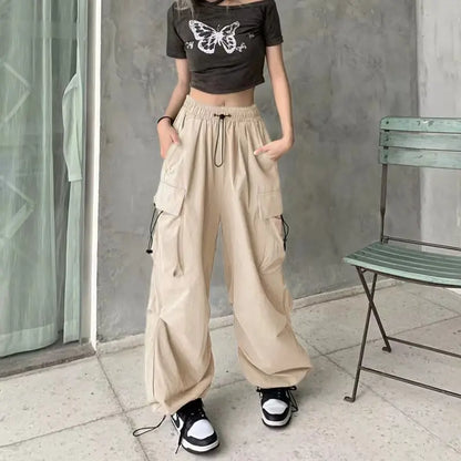 Y2K Cargo Pants Wide Leg