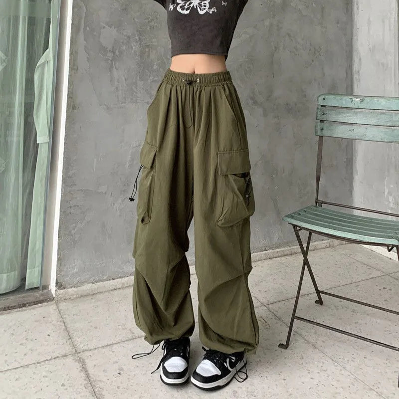 Y2K Cargo Pants Wide Leg