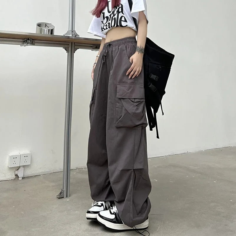 Y2K Cargo Pants Wide Leg