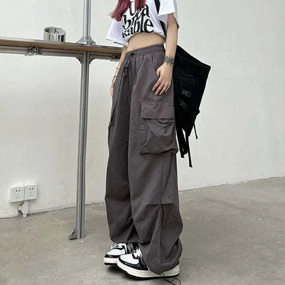 Y2K Cargo Pants Wide Leg