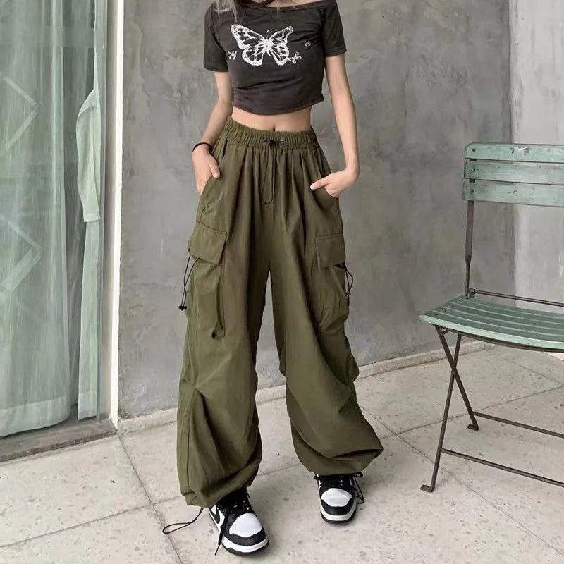 Y2K Cargo Pants Wide Leg