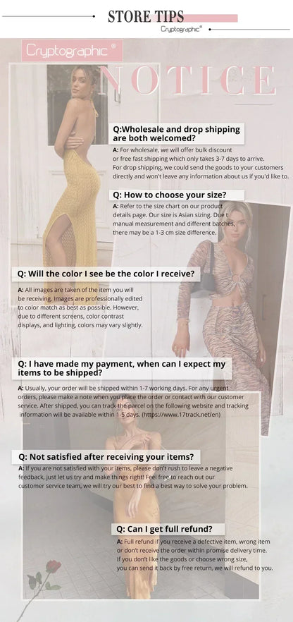 Sexy Backless Midi Dress for Women
