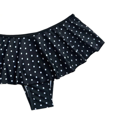 Two-Piece Bikini Print Patchwork Skirted Triangle Sexy
