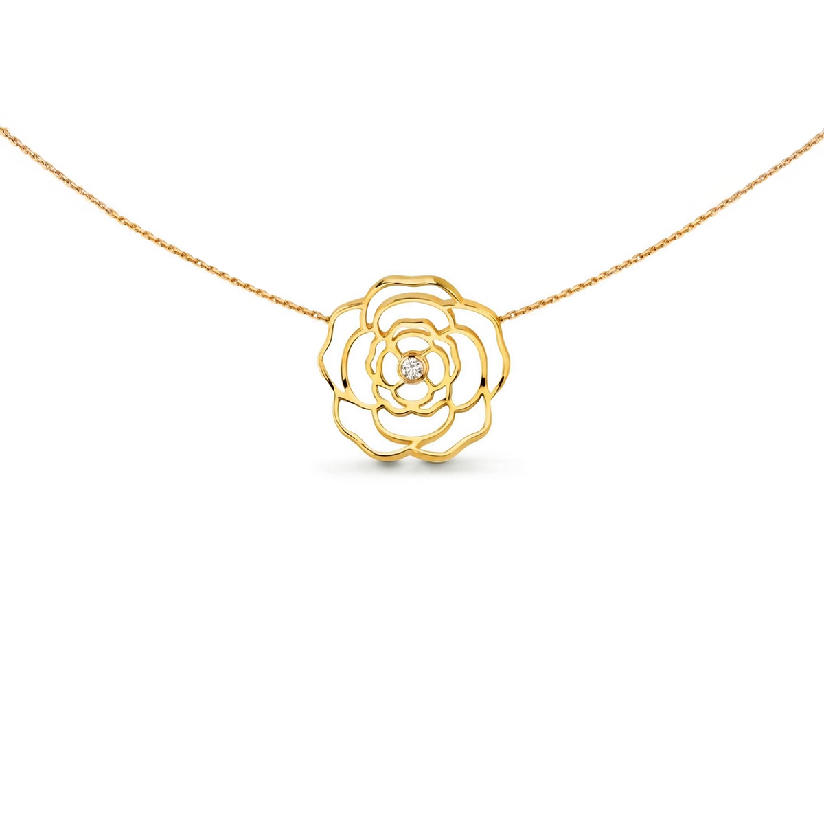 Rosé Gold Pendant Necklace