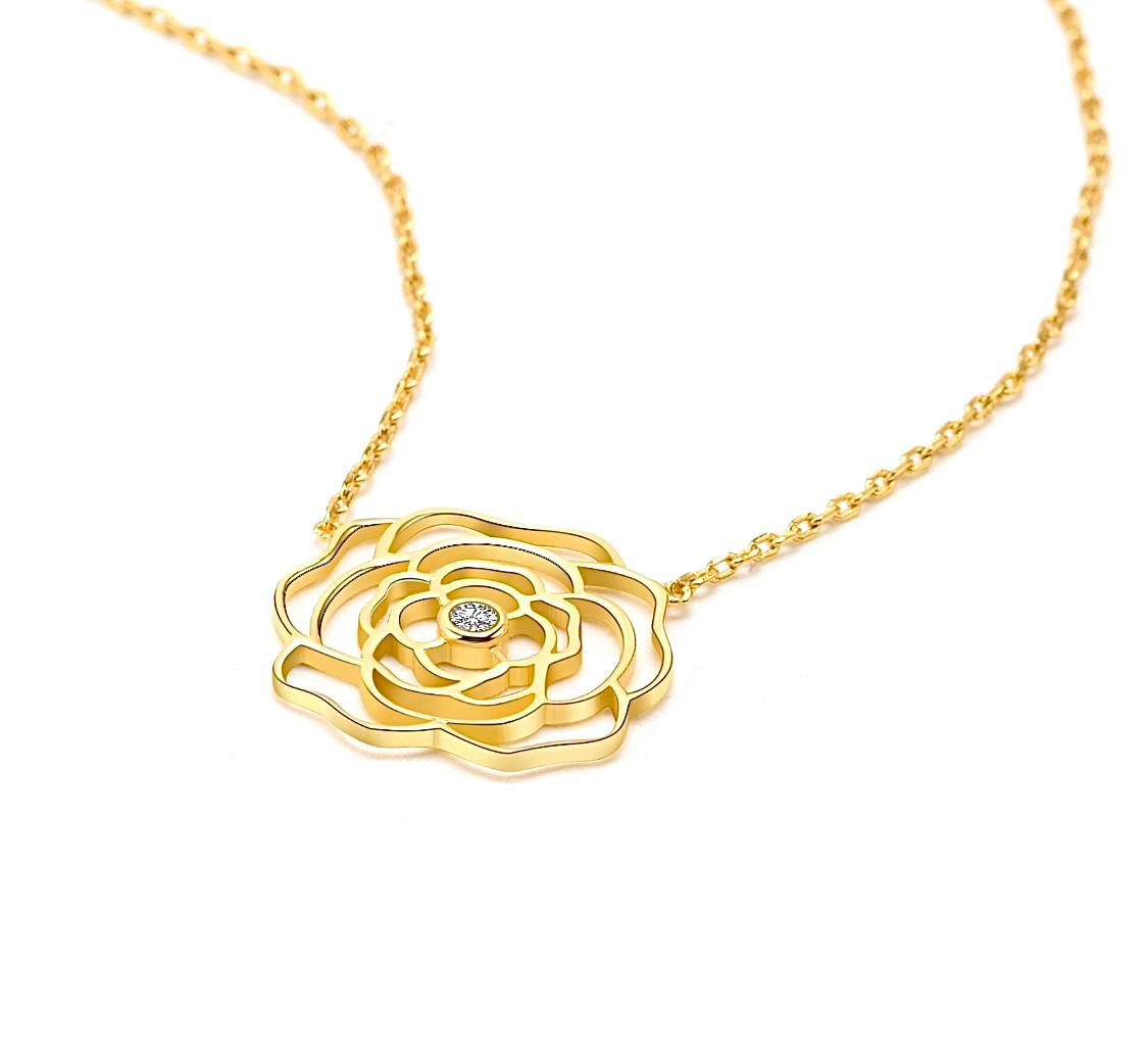 Rosé Gold Pendant Necklace