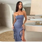 Sexy Backless Midi Dress for Women