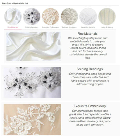Dresses for Women Off Shoulder Lace Appliques