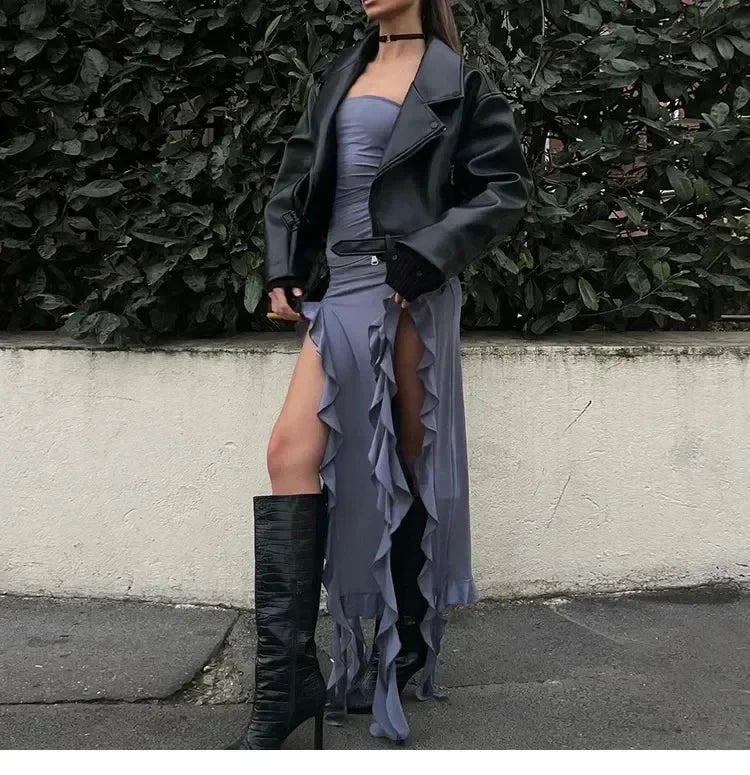 Sexy Backless Midi Dress for Women