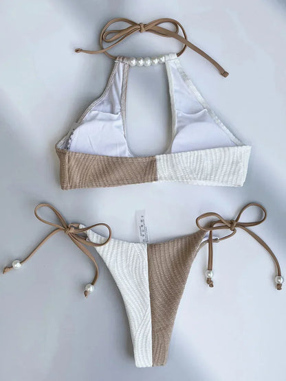 Two-pieces Bikini Set Pearls