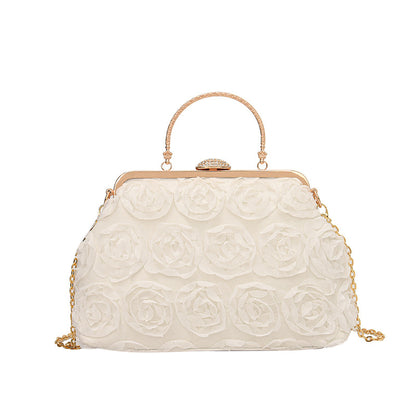 Chinese Style Floral Chain Shoulder Bag