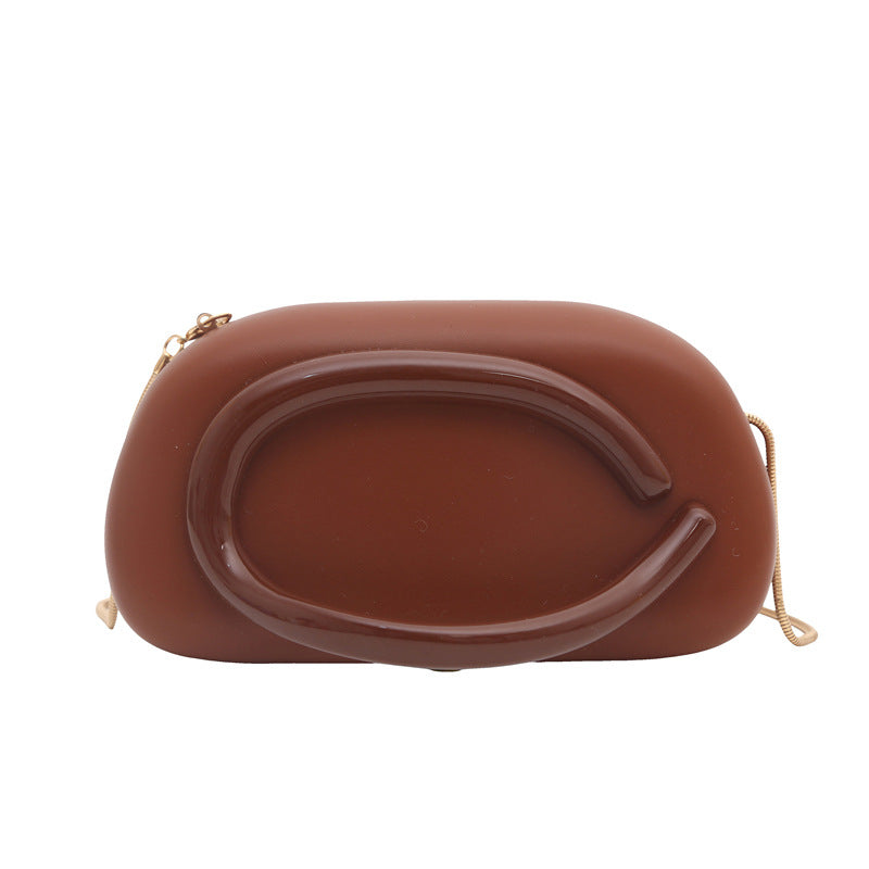 Fashion Oval Chain Evening Bag for Women