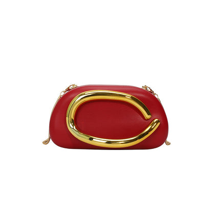 Fashion Oval Chain Evening Bag for Women