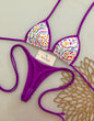 Three-piece swimming suit for ladies