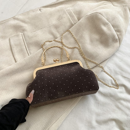 Fashion Shell Crossbody Bag with Chain Strap