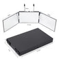 Adjustable folding makeup mirror